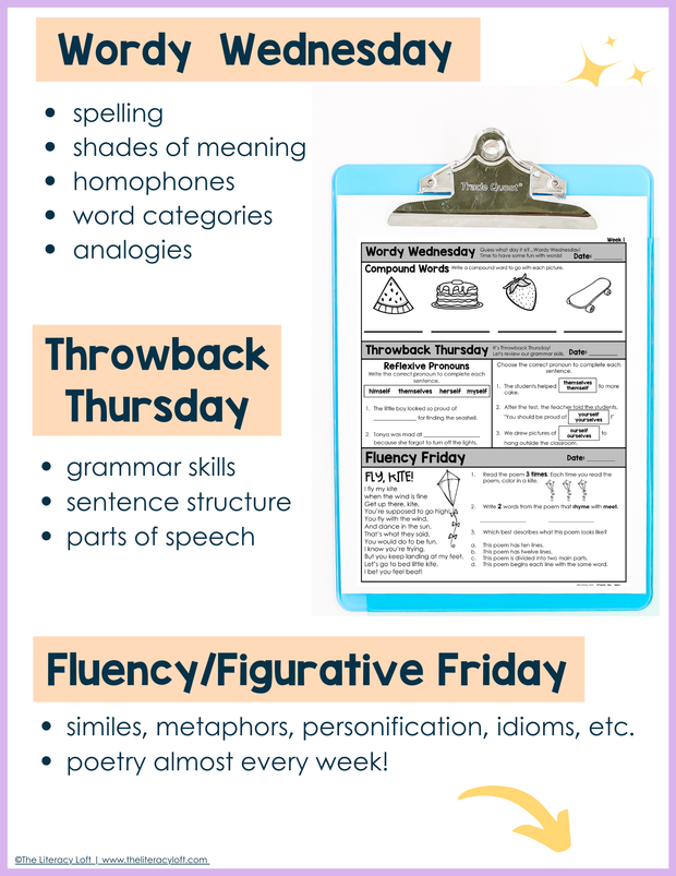 ELA Morning Work 2nd Grade {May} | Distance Learning | Google Slides