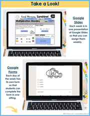 Math Morning Work 3rd Grade {May} | Distance Learning | Google Apps