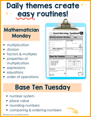 ELA + Math Morning Work 1st Grade {The Bundle} | Distance Learning | Google Slides