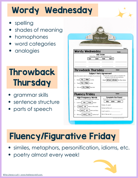 ELA Morning Work 1st Grade (June) | Distance Learning | Google Slides