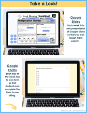 Math Morning Work 5th Grade {June} | Distance Learning | Google Slides