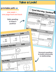 Math Morning Work 2nd Grade {June} | Distance Learning | Google Apps