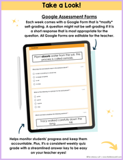 3rd Grade ELA Morning Work and Weekly Assessments Bundle