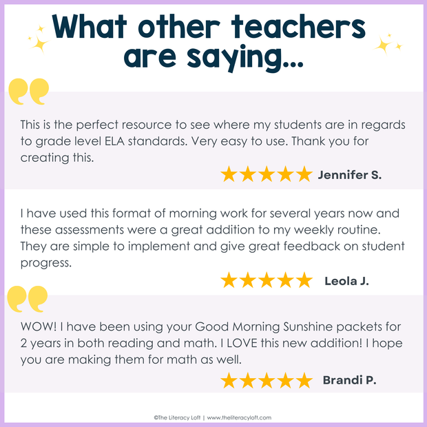 9th Grade Reading Comprehension ELA Morning Work Assessment Bundle High School
