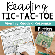 Fiction Reading Tic Tac Toe (Monthly Reading Response) | Distance Learning | Google Slides