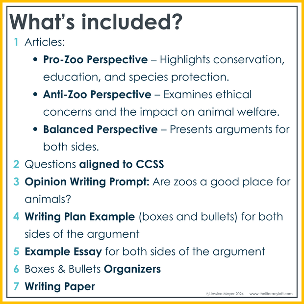 Opinion Writing Essay Prompt Nonfiction Reading Comprehension Differentiated