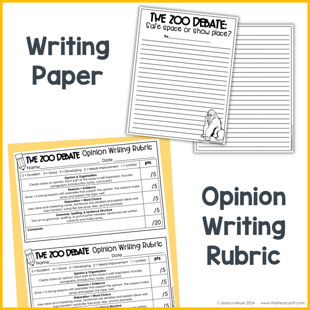 Opinion Writing Essay Prompt Nonfiction Reading Comprehension Differentiated