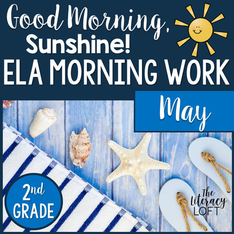 ELA Morning Work 2nd Grade {May} | Distance Learning | Google Slides