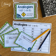 Analogies Task Cards 5th Grade I Google Slides and Forms