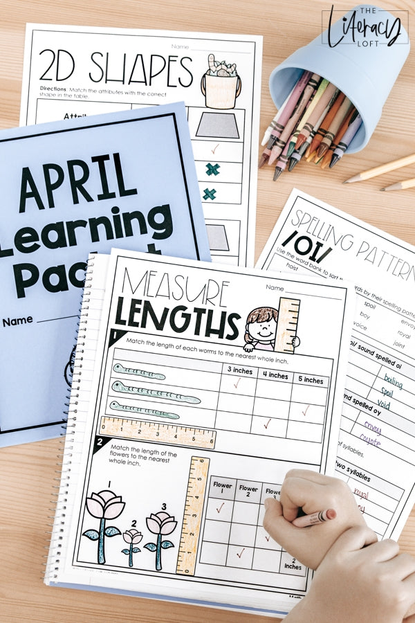 Monthly Learning Packets – The Literacy Loft