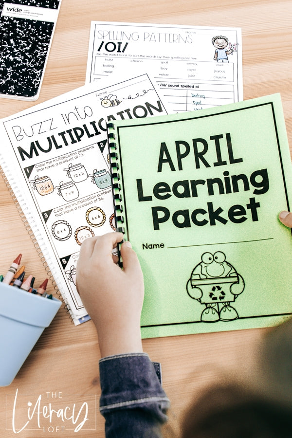 3rd Grade Monthly No Prep Packets – The Literacy Loft
