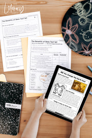 Informational Text Set {The Benefits of Bees} | Distance Learning | Google Slides