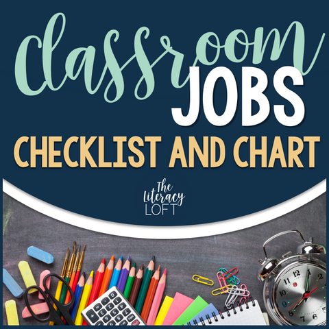 Classroom Jobs Chart {Navy,White,Gray}