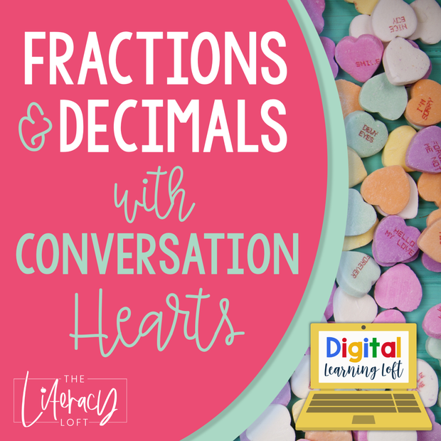 Conversation Heart Math I Distance Learning I Google Slides