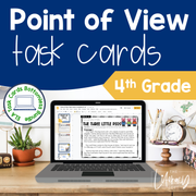 Point of View Task Cards 4th Grade | Distance Learning | Google Slides & Forms