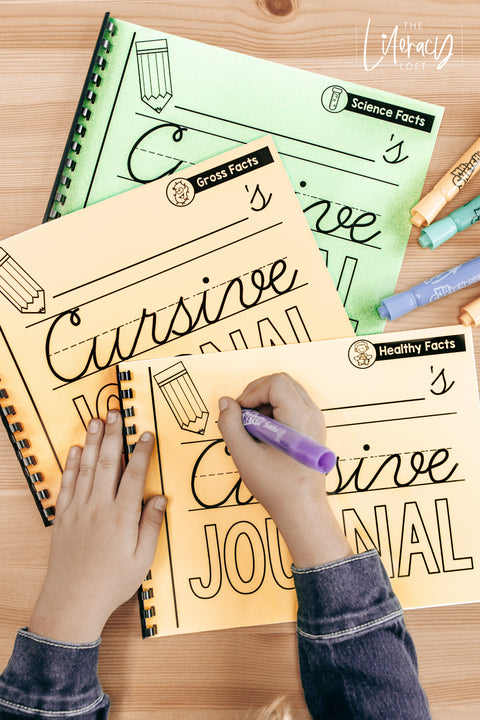 Cursive Writing Journal β The Literacy Loft