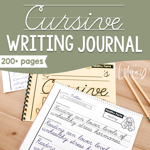 Cursive Writing Journal