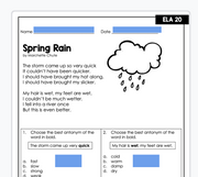 4 Week At Home Learning Packet Part 2 (3rd Grade) | Distance Learning | Google Slides