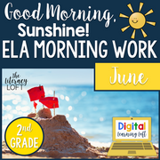 ELA Morning Work 2nd Grade {June} | Distance Learning | Google Slides