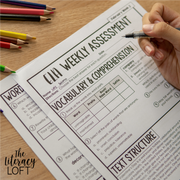 ELA Weekly Assessments 8th Grade | Printable | Google Forms