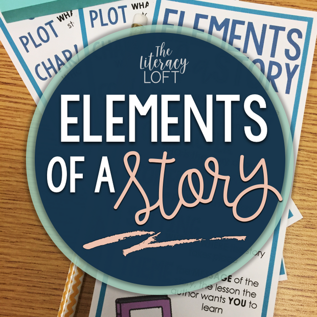 Story Elements {Posters + Bookmark}