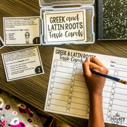Greek and Latin Roots Task Cards | Distance Learning | Google Slides and Forms
