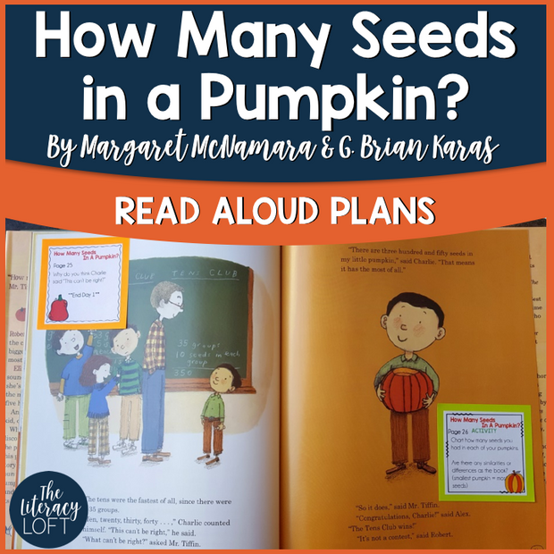 Read Aloud Plans for Pumpkin Math {How Many Seeds in a Pumpkin}