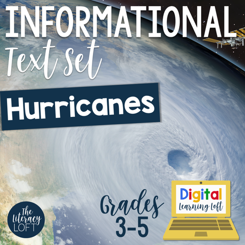 Informational Text Set {Hurricanes} | Distance Learning | Google Slides