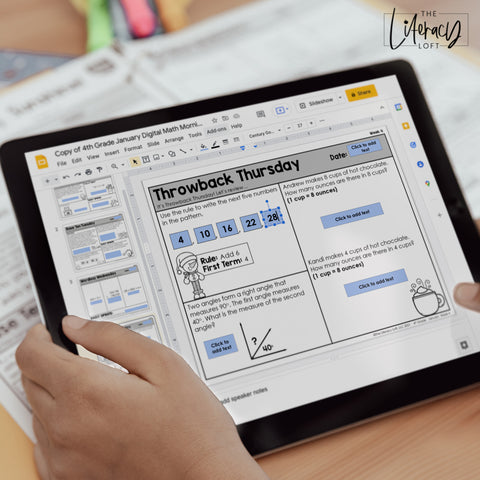 ELA and Math Morning Work Grades 1-2 Bundle