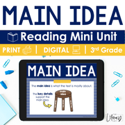 Main Idea (Mini Reading Unit) 3rd Grade