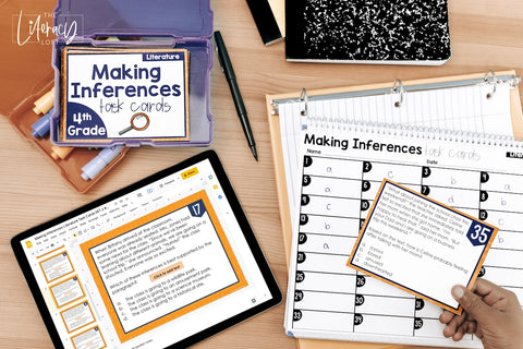 Making Inferences Literature 4th Grade | Distance Learning | Google Slides & Forms