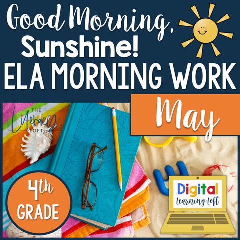 ELA Morning Work 4th Grade {May} | Distance Learning | Google Slides