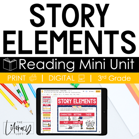 Story Elements (Mini Reading Unit) 3rd Grade