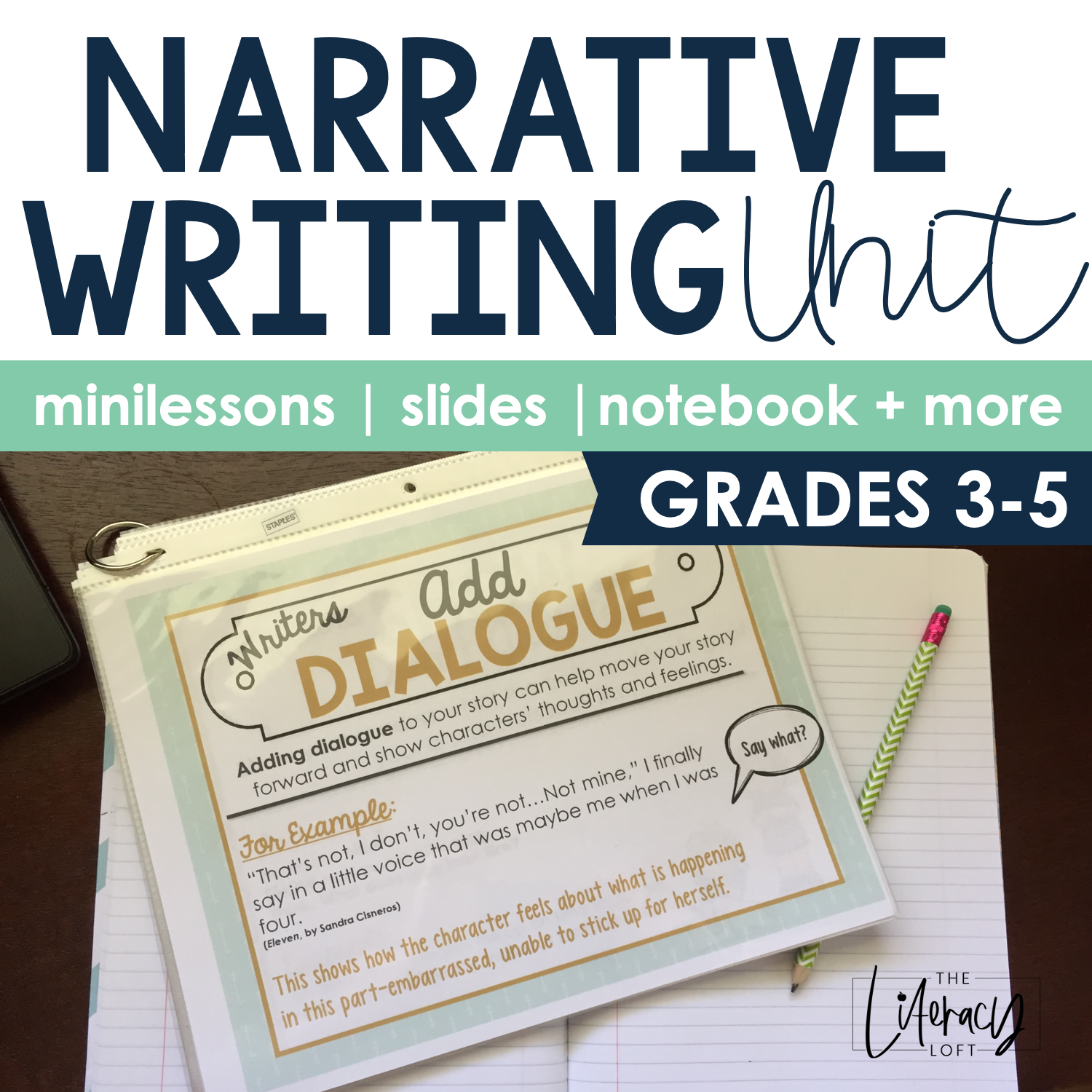 Narrative Writing Anchor Chart
