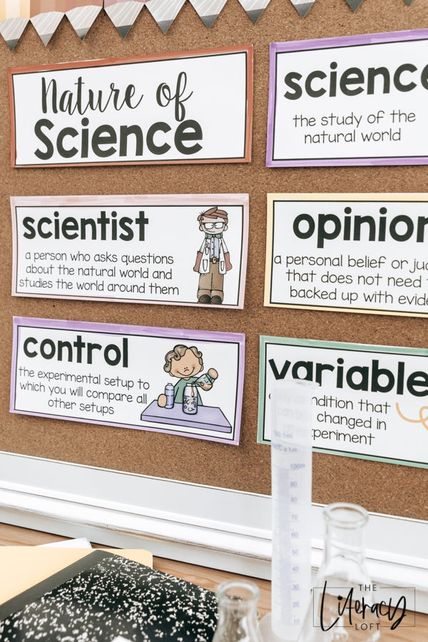 Science Vocabulary Word Wall {5th Grade}