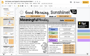ELA Morning Work 5th Grade {June} | Distance Learning | Google Slides