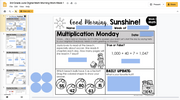 Math Morning Work 3rd Grade {June} | Distance Learning | Google Apps