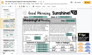 ELA Morning Work 5th Grade {August} | Distance Learning | Google Slides