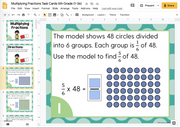 Multiplying Fractions Task Cards (5th Grade) | Distance Learning
