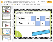 Converting Units of Measurement Task Cards (5th Grade) | Distance Learning
