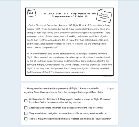 Inferences with Text Evidence Task Cards 6th Grade I Google Apps