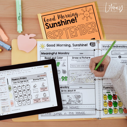 Math Morning Work 3rd-4th Grade {Bundle} | Distance Learning | Google Slides and Forms