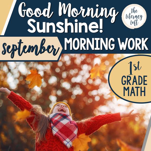Math Morning Work 1st Grade {September} | Distance Learning | Google Apps