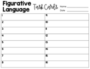 Figurative Language Task Cards Grades 3-5 | Distance Learning | Google Slides & Forms