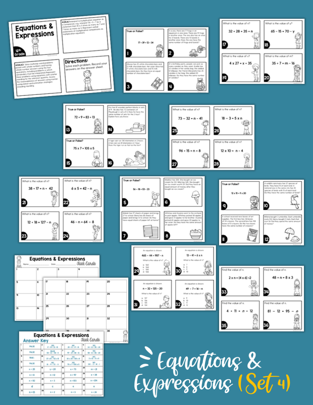 Math Task Card Bundles – The Literacy Loft