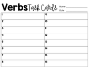Verbs Task Cards | Distance Learning | Google Slides & Forms