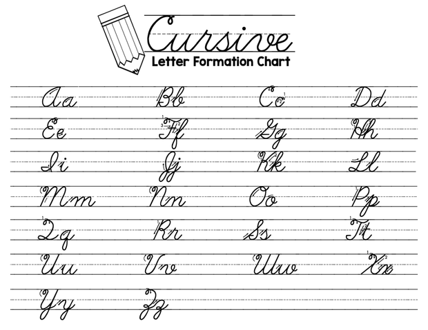 Cursive Writing Journal – The Literacy Loft