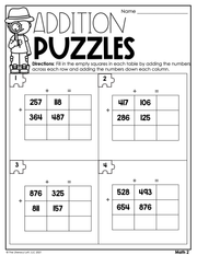March No Prep Packet 3rd Grade