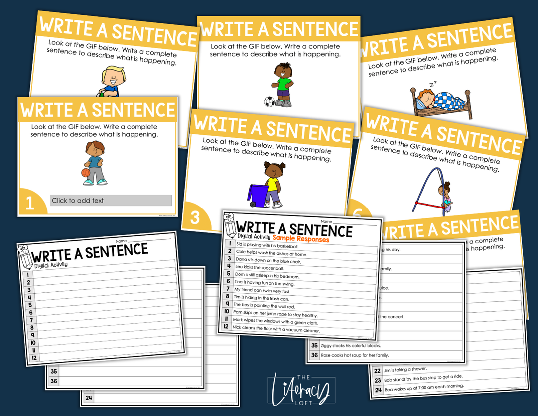 Writing Complete Sentences