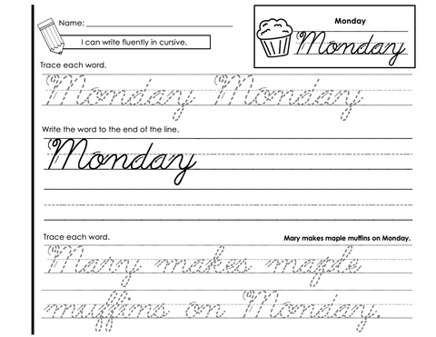 Cursive Writing Journal – The Literacy Loft